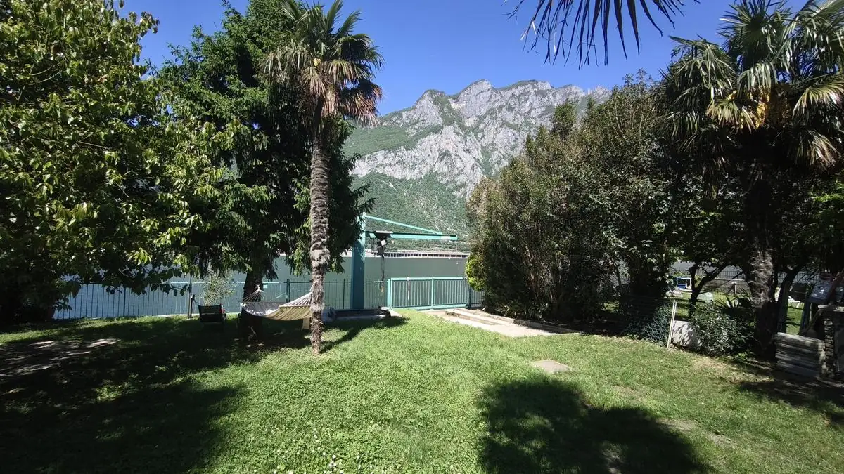 Garden and lake
